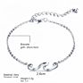 Bohemian Vintage Silver Color Wave Leg Chain Ankle Bracelet for Women Beach Anklet Anklets Foot Jewelry
