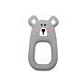 Bpa Free Food Grade Animal Cartoon Baby Newborn Infant Toddler Chewable Teething Toys Soft Mouse All Silicone Teether Ring
