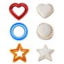 Bread Sandwich Cookie Decruster Pancake Maker Boys Girls Kids Diy Cutter and Sealer Set for Lunchbox and Bento Box