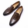 genuine leather loafer shoes