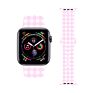 Buffalo Plaid Printed Strap for Apple Watch Bands Silicone, Replacement Designer Sports Band for Iwatch Bands 41Mm 45Mm