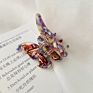 Butterfly Jelly Catch Chuck Translucent Texture Clip Hair Accessories Clamp Temperament Hair Claw Horsetail