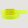 Candy Colors Silicone Kids Belts, Cute Design Plastic Buckle Belts