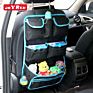 Car Back Seat Rear Organizer Pocket Storage Multi Auto Hanger Travel Bag Black