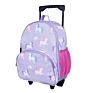 Cartoon School Backpack Bags Kids with Trolley Cute Pink Kids Trolley School Bag for School and Overnight Travel