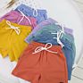 Casual Kids Shorts Children Boutique Polyester Cotton Fabric Beach Shorts for Boy Clothes