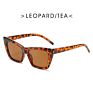 Cat Eye Sunglasses Women Small Leopard Sun Glasses Female Vintage Classic Plastic Glasses Shades