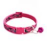 Cats Puppy Collar with Bells Camo Printing Adjustable Strap Nylon Buckle Collars Lovely Pets Dogs Neck Accessories