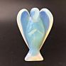 Chakras Reiki 3 Inch Hand Carved Natural Rock Clear Quartz Crystal Angels
