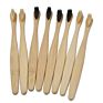 Charcoal Bamboo Toothbrush Wooden Tooth Brush for Kids Adult