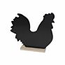 Cheaply Wooden Chalkboard Farmhouse Animal Cock Pig Cattle Shape Standing with Base