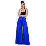 Chiffon Style Trousers for Ladies High Waist Long Modern Office Solid Women Trousers Wide Leg Pants Palazzo Pants