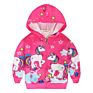 Children Jackets Girls Unicorn Hoodie Toddler for Baby Fleece Kids Fall Jackets