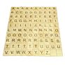 Children Learning Alphabet Wood Chips Safe Friendly Diy Handmade Wood Slices