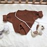 Children's Boutique Clothing Ice Thick Sweater Girl Baby Boy Pullover Children Long Sleeve Autumn O-Neck Pullover Warm Sw