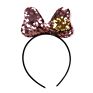 Children's Festival Headband,Double Sided Sequins Bow Girls Hair Band