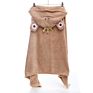 Children's Hooded Bath Towel, Coral Fleece Cape Can Wear Bathrobe Soft Large Bath