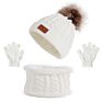 Winter hats scarf and glove set