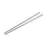 Chinese Luxury Logo Metal Sliver Chopstick Set Travel Reusable Gift Titanium Cutlery Stainless Steel Chopsticks
