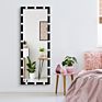 Christmas Gift for Girls Hollywood Style Led 3 Color Light Full Body Length Dressing Makeup Vanity Mirror with Light Bulbs