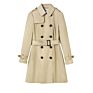 Classic Women Waterproof Double-Breasted Coat Women Long Trench Coats with Belt Autumn Clothing