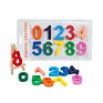Color Number Set Colors Kids Drawing Crayons