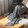 Colorful Acrylic Knitted Tassels Woven Throw Blankets for Couch Bed Sofa Chair Bohemian Throw Blanket for Decor Home
