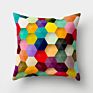 Colorful Crayon Sense Ripple Vortex Colorful Creative Cushion Peach Skin Pillowcase