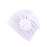 Colorful Women Chemo Cap Turban Headwear Church Hat Plain Single Flower Beanie