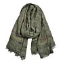 Comfort Soft Autumn Striped Warm Cotton Men Scarf with Tassel