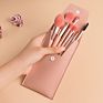 Cosmetic Make up Brush Set Synthetic Private Label Beginner Mini Makeup Brush 8Pcs Pink Cosmetic Brush Set