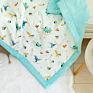 Cotton Crib Kantha Baby Quilt Toddler Blanket Hand Block Print Soft Cozy Quilt