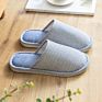 Cotton Slippers Female Autumn and Plush Indoor Household Yuzi Warm and Non-Slip Thick-Bottomed Lovers Male