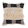 Cotton Woven Cushion Cover at Lowest Price Home Decorative Bohemian Pillow Case Black and White Pillow Cover
