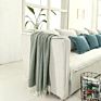 Cozy 100%Polyester Soft Sofa Throw Cover Knitted Decorative Blanket
