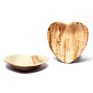 Creative Design Small Size Fruit Salad Palm Leaf Heart Shape Party Supply Disposable Plates Bowls