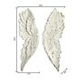 Creative Wall Decoration Angel Wings Wall Decor Cafe Hall Decoration Living Room Background Wall Hanging