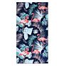 Customise Flamingo Pink Logo Printed Microfiber Recycled No Sand Personalized Swimming Pool Beach Towel
