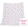 Customised White Designers Comfort Warm Quilt 4 Pack Bamboo Organic Cotton Baby Muslin Wrap Swaddle Blankets