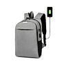 Customized Korean Style Personalized Usb Charging Hidden Compartment Smart Black Laptop Backpack With