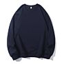 Customized Logo Men Heavy Organic 100% Cotton Sweatshirt Crew Neck Heavy French Terry Golf Sweatshirt 280 Gsm Sweatshirt