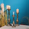 Customized Long Stem Metal Candle Holder in Antique Style Home Decoration Table Decorative Metal Candle Stick Holder