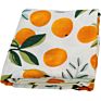 Customized Packaging Organic Cotton Baby Orange Muslin Bamboo Swaddle Blanket