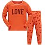 Customs Girls Pjs Cotton Plain Personalised Kids Pyjamas 100% Cotton Pajamas Sleepwear Cotton Kids