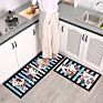 Cute Cartoon Sucking Water and Oil Kitchen Mats Kitchen anti Slip Mat Home Stain Resistance Kitchen Floor Mat Waterproof