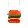 Cute Fruit Messenger Bag Fidget Toys Push Bubbles Silicone Purse Stress Relief Toys
