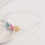 Cute Hairband Clear Star Quicksand Hair Bow Headband Princess Children's Hairband Hair Accessories Baby Girl Hair Hoop