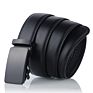 Dda740 in Stock Luxury Ratchet Strap Durable Smooth Men Casual Automatic Belts Business Matte Black Slide Buckle Leather Belts