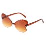 Design Colorful Butterfly Frameless Shape Baby Kids Unisex Cute Shades Sunglasses