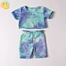 Design Mom and Me Kid Tie-Dye Clothing Baby Top and Shorts Sets